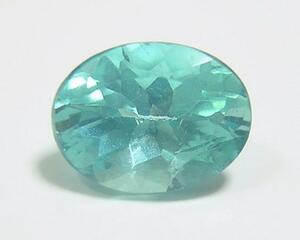Free Shipping "Natural Apatite" 1.35ct Paraíba Color Loose Loose Stone Gemstone from Madagascar