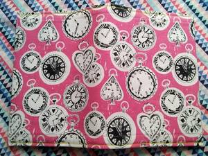 Book Cover Paperback Size Pocket Watch Pattern