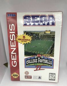 New [College Football's National Championship II] North American Sega Genesis Software ①