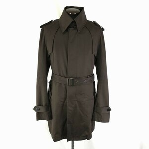 Morgan de Toi ★ Stainless Color Coat [Ladies LL/Dark tea] Both side pockets/with lining/Morgan ◆ BC927