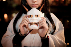 New Masked Cosplay Mask Halloween COSPLAY Supplies Shirainin Rinri Butterfly