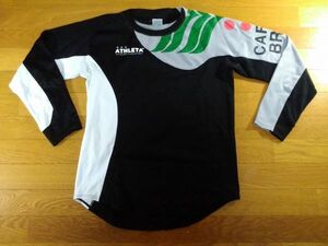 ATHLETA Athlete Long Sleeve Plastic Shirt SIZE: M Black Gray Shipping costs 215 yen ~