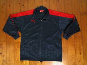 ★ Finely ☆ Puma [PUMA] Zip -up jersey jacket jumper SS dark blue red