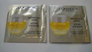 ■ L'Occitane ■ Imotel Divine Eye Balm Cream Sample 2 bags