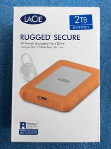Lacie Rassie STFR2000403 Rugged Secure/2TB [Portable HDD] Unused "Free Shipping"