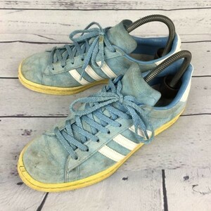 Adidas ★ Campus Mita Sneakers [24.5/Light Blue] Low Cut Sneakers/Leather x Suede/Adidas ◆ E-105