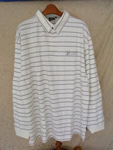 ★ RINGSPUN Ring Span Long Sleeve Polo Shirt New White XL 5812-341 Translated