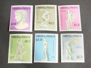 〇 Foreign stamps ≪Paraguay Republic≫ CabeZa / Artemisa / Venus, 6 types Republic of PARAGUAY