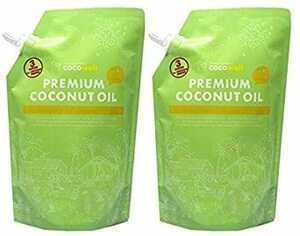 Set of 2 bags Coco well Premium coconut oil 2 pieces (460GX2)