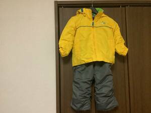 New unused Ignio Ignio Ski Wear 100 (85-105) Yellow / Gray Snowboard Wear Snow Play Free Shipping