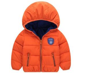 Kids Children's Down Jacket Baby Court 棉 Formation Jacket Cold Protection Outerwear Food Winter School/Urd