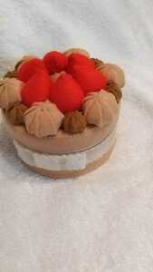Strawberry handmade strawberry chocolate decoration cake accessories