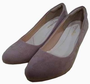 SG0293 ■ New Shoes Ladies Women Almond Two Pumps Lightweight Casual Pumps Size LL (25㎝ to 25.5㎝) Beige