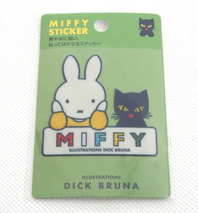 Miffy heat -resistant sticker cat Dick Bruna Usako -chan Seal Rare Goods Unused Rabbit Rabbit Miffy