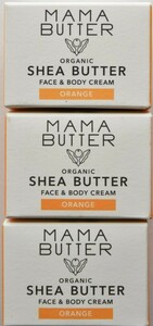 Free shipping 3 pieces MAMA Butter (Mama Butter) Face &amp; Body Cream 25g Orange