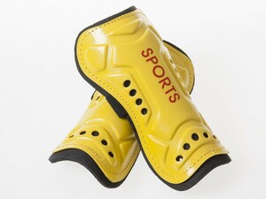 Sports soccer protection support supporter Protector Singer Sine Sune Legs#Yellow