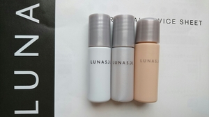 A set of two sets this month! Luna Sol Light Spread Creamy Liquid Foundation OC02 &amp; Primer Type Selectable New / Unopened