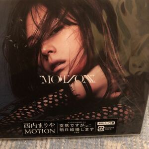Cheap! Super rare! ☆ Mariya Nishiuchi/Motion ☆ First edition/CD + DVD ☆ New unopened ☆