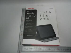 "KIDLE Fire HD 8.9, Tablet Leather Case Black ~ Buffalo BSTPKDF8LBK" Unused [Outbox difficult] "Dad's toy box" 00100180