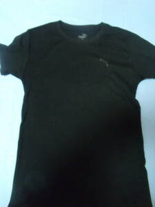Puma round round Short Sleeve Shirt Size / 150 Black