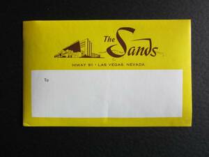 Hotel label ■ Sands ■ Casino ■ Las Vegas ■ 1970's