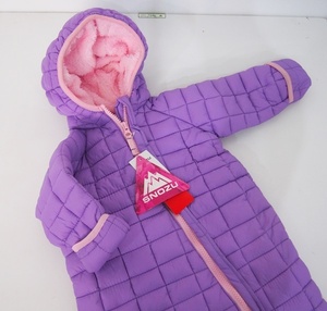 New ■ SNOZU Skiwear 9/12m 9 months-1 year old Purple x Pink Rompers