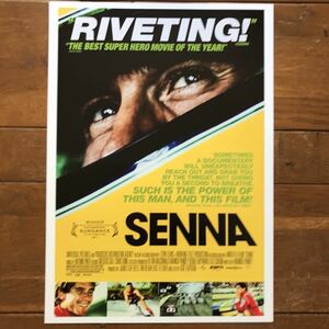 US version poster "Ayrton Sena -Beyond the Sound Speed" (SENNA) 2010 ★ F1 Grand Prix/McLaren Honda/Brazil/Lotus