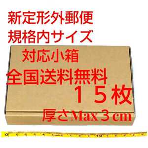Small cardboard for non -standard -size mail: Thickness MAX3cm Non -standard -size mail standard size 15 sheets