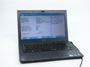Sony VPCSB38FJ 2nd generation i3 BIOS display No check details Unknown notebook PC PC junk