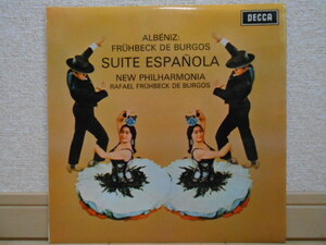 DECCA SXL-6355 De Burgos Albenis Spanish Suite Suite Espanola Original Edition TAS LISTED AS Listed Excellent Recording
