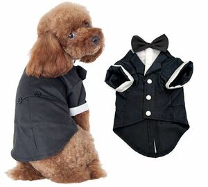 Free Shipping Dog Dog Dog Clothes L Size Tuxedo Small Medium Large Clothes Dog Chihuahua Toy Poodle Maltese Dog Wear Pets