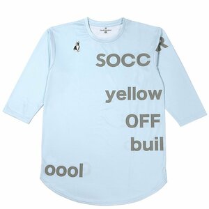 SOCCER JUNKY (Soccer Junky) Long Length 7 -minute Sleeve Workout Shirt (L) S.BLUE SJ22A07 | FUTSAL Futsal Blue Plastic Shirt