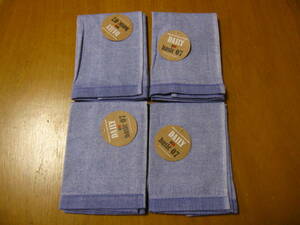 New hand towels 4 purple x plain loop set Basic tags with unisex string together with unisex cotton purple interior Spring / summer