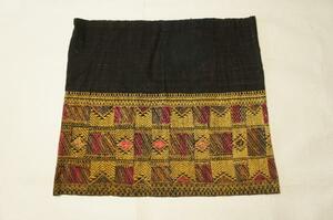 Rare Laos Cotton Ai Land Uchio -Woven Embroidery Skirt E4813