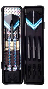 Soft dart set BOX with blue arrow replacement shaft chip barrel case with flight beginner 3 pairs