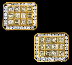 A8994 Large -grain high -quality diamonds finest 18 solid celebrity cuffs / Titak