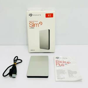 ● Price reduction operation Sigate 1TB USB3.0 Portable HDD Seagate Silver Backup Plus Slim for Hard Disc Outdoor Operators S271