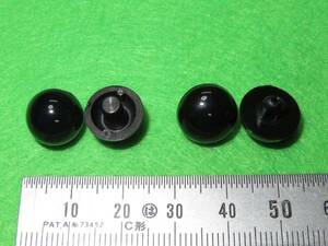 [● 10 black -eye button type ●] The size is 11.5mm and 12mm character doll Handmade doll stuffed dolls wool felt toy model