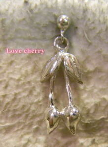 SP-160 [1200 yen ~] SILVER925 Earrings ★ Love Cherry ★ One-selling