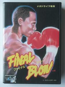 MD Mega Drive ★ Taito TAITO★ Final Blow FINAL BLOW New★ Unopened ★1990 Released