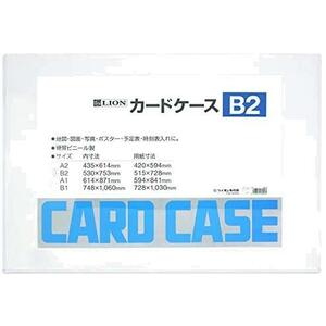 Lion Office Instrument Card Case Rigid B2 Size