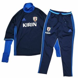 261103 [M size] Relied goods Adidas CONDIVO16 Training Wear Long Sleeve Upd and lower Setup Soccer Japan National Team Official KIRIN Adidas