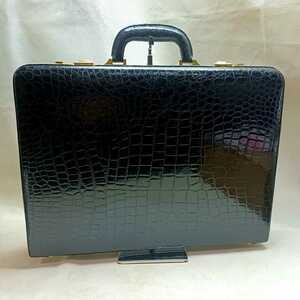 [Luxury quality] ★ Crocodile Attache Case ★ Business Bag Brief Case Document Bag Second Bag