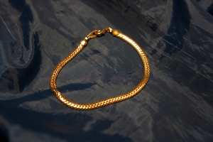 Free shipping Gold bracelet gold plating unused