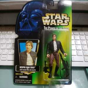 Star Wars Bespintin Han Solo Power of the Force Green Card New Unopened Harrison Ford