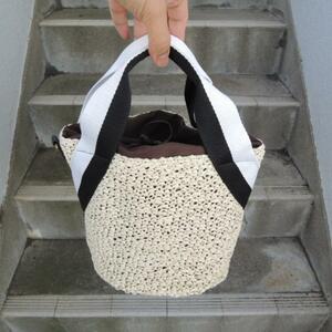 New ☆ Normal 9900 yen basket bag ☆ Easy -to -use shoulder type ☆