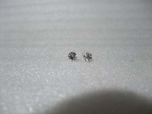 Diamond -style rhinestone pierced piercing 5mm silicon post fastware No clean design