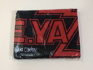 ☆ Eikichi Yazawa ☆ COMPANY Beach Towel SBT Black/Red logo New unused item