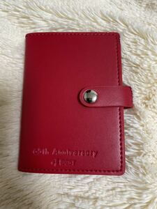 ☆ New ☆ Card case ☆ Leather style ☆ Red ☆ Best electric ☆ Point card case ☆ consultation ticket entry ☆ Card case ☆