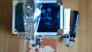Mickey's 80th Anniversary Watch World 8000 Limited White Color, Black Color 2 Set Unused